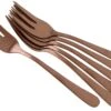 Amefa Austin 1410, 1410AETR06AN6 Tenedores De Pastelería De Cobre, 6 Piezas