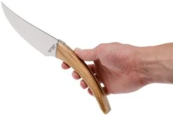 Laguiole En Aubrac Le Buron Cuchillo De Queso De Madera De Olivo, KMF99OLI -CocinaPro Ventas AUKMF99OLI 08 laguiole en aubrac aukmf99oli 08