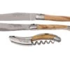 Laguiole En Aubrac Set De Cuchillos Para Vino Y Queso 3-unidades De Madera De Olivo, SFV99OLIH -CocinaPro Ventas AUSFV99OLIH 01 laguiole en aubrac ausfv99olih 01