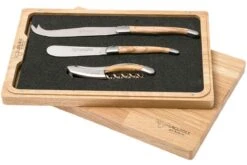 Laguiole En Aubrac Set De Cuchillos Para Vino Y Queso 3-unidades De Madera De Olivo, SFV99OLIH 9 Laguiole En Aubrac Set De Cuchillos Para Vino Y Queso 3-unidades De Madera De Olivo, SFV99OLIH -CocinaPro Ventas AUSFV99OLIH 04 laguiole en aubrac ausfv99olih 04