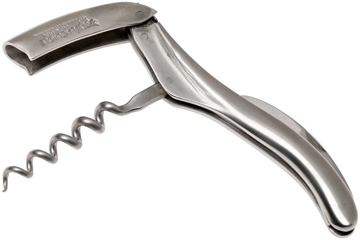 Laguiole En Aubrac Sacacorchos De Camarero De Acero Inoxidable Mate, SOP99IMI 4 Laguiole En Aubrac Sacacorchos De Camarero De Acero Inoxidable Mate, SOP99IMI - Imagen 2