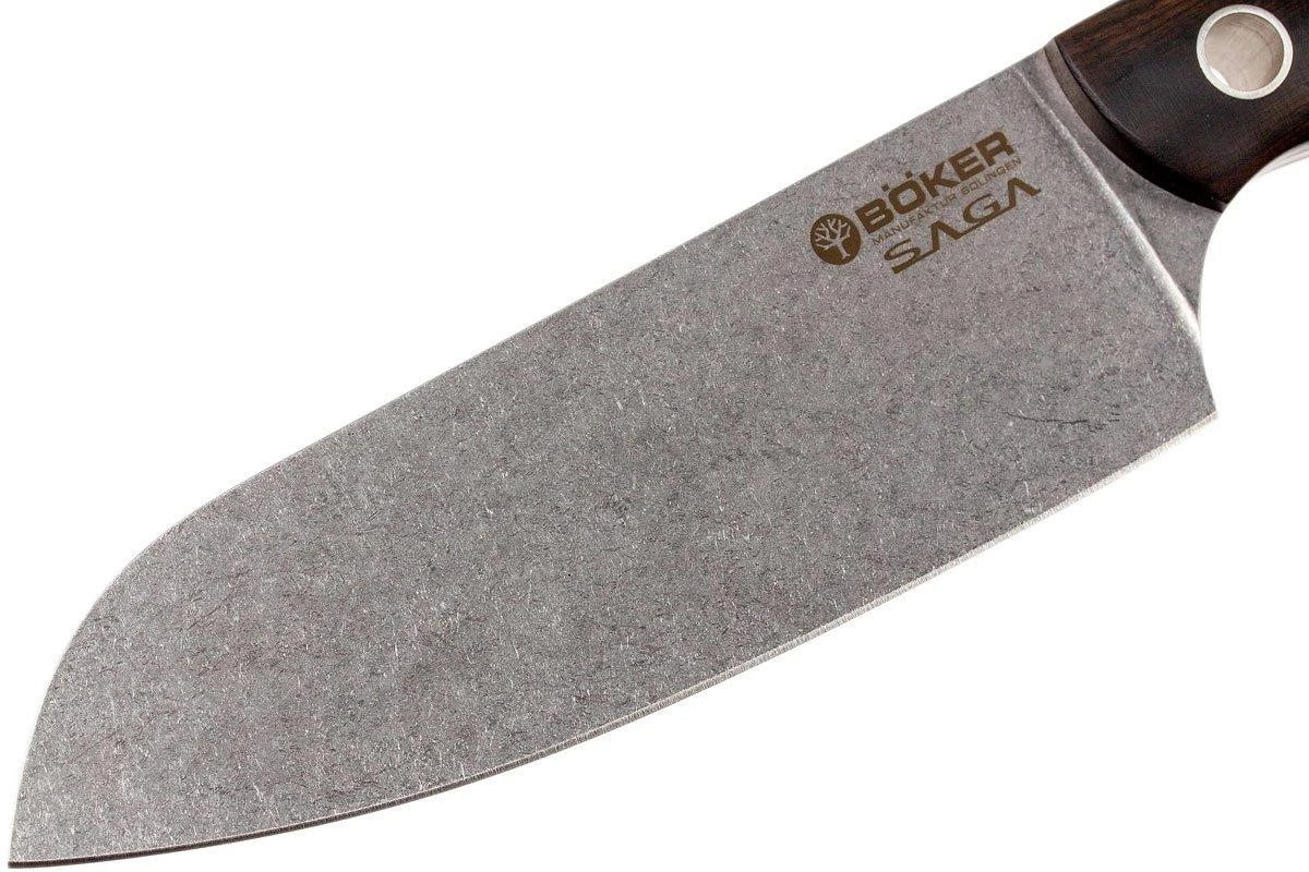 Böker 130366, Saga Cuchillo Santoku 16cm, Grenadill 5 Böker 130366, Saga Cuchillo Santoku 16cm, Grenadill - Imagen 3