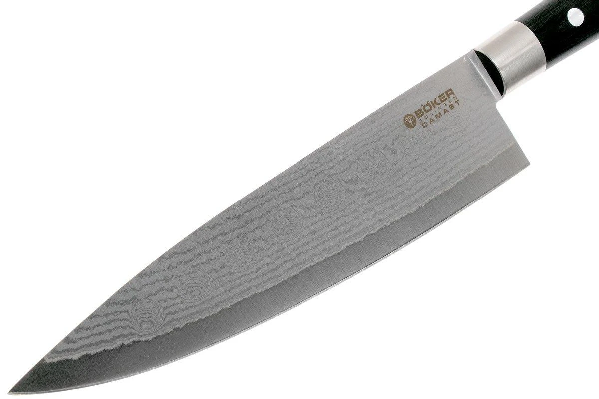Böker Damast Black Cuchillo De Chef . 130421DAM 5 Böker Damast Black Cuchillo De Chef . 130421DAM - Imagen 3