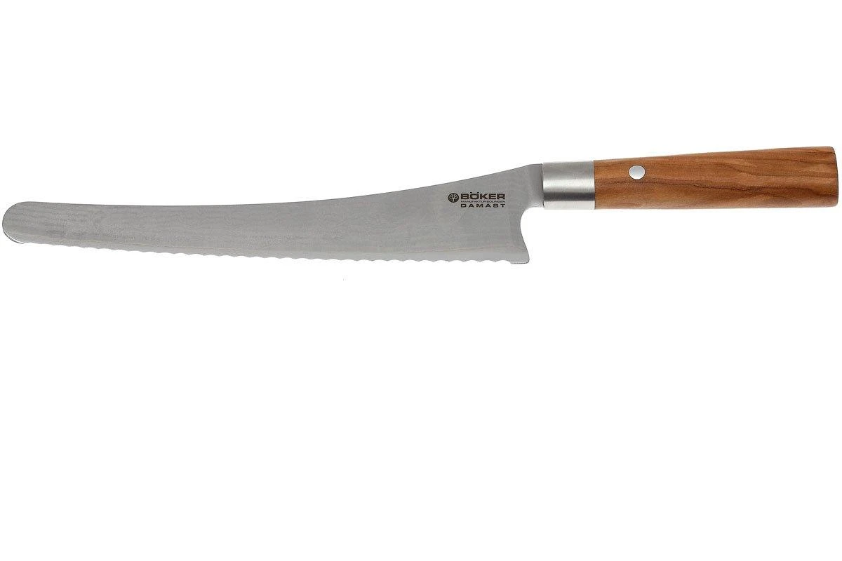 Böker Damast Olive 23,5 Cm Cuchillo De Pan, 130433DAM 3 Böker Damast Olive 23,5 Cm Cuchillo De Pan, 130433DAM