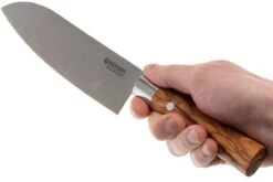 Böker Damast Olive 17,2 Cm Santoku, 130437DAM -CocinaPro Ventas BO130437DAM 05 boker damast olive bo130437dam 05
