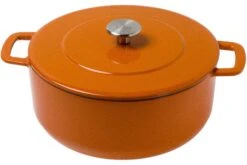 Combekk Sous-Chef Dutch Oven 24 Cm Naranja, Horno Holandés