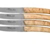 Claude Dozorme Le Thiers Juego De Cuchillos Para Carne 4-piezas, Madera De Abedul Negra -CocinaPro Ventas CD2 90 079 66N 01 claude dozorme
