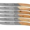 Claude Dozorme Le Thiers Art Deco Juego De Cuchillos Para Carne 6-piezas, Enebro