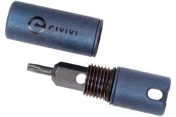 Civivi C20048-3 Key Bit Container Blue Titanium