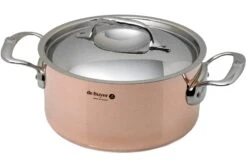 De Buyer Prima Matera Cocotte De Cobre 20 Cm Con Tapa De Acero Inoxidable DEB6242.20