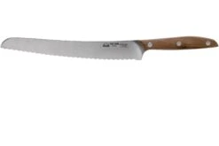 Due Cigni 1896, 2C1011NO Cuchillo De Pan 20 Cm, Madera De Nogal