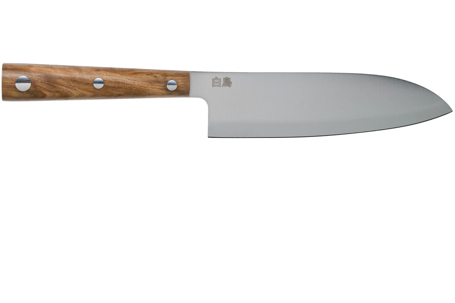 Due Cigni Hakucho Santoku 16.5 Cm, Madera De Olivo 4 Due Cigni Hakucho Santoku 16.5 Cm, Madera De Olivo - Imagen 2