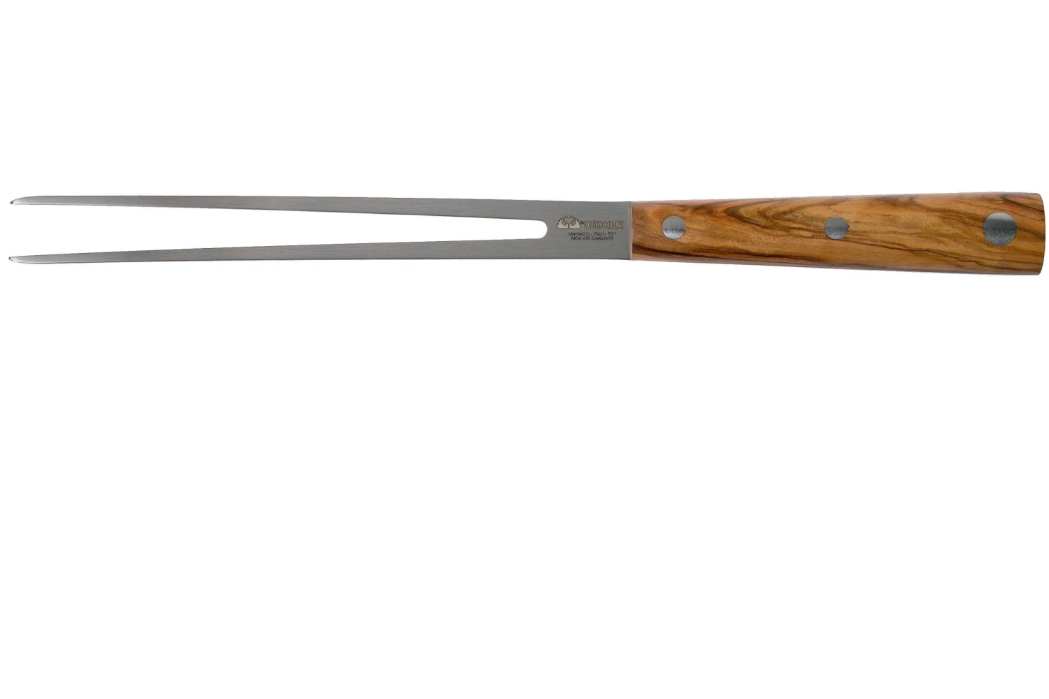 Due Cigni Hakucho Tenedor Para Carne 18.5 Cm, Madera De Olivo 4 Due Cigni Hakucho Tenedor Para Carne 18.5 Cm, Madera De Olivo - Imagen 2