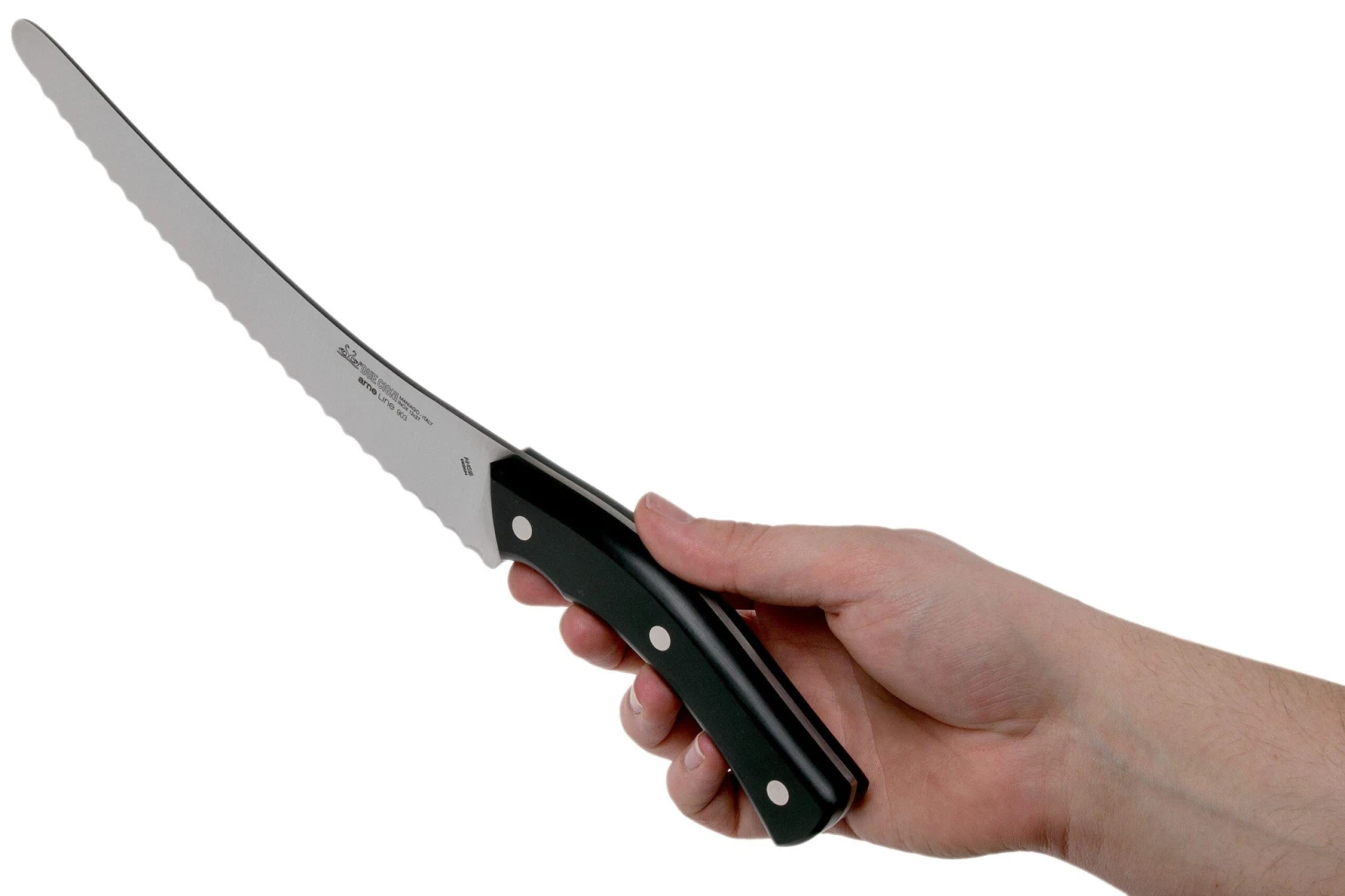 Due Cigni Arne Line Cuchillo Para Pan 23 Cm, Negro 8 Due Cigni Arne Line Cuchillo Para Pan 23 Cm, Negro - Imagen 6