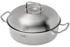 Fissler Original Profi Collection 084-588-28-000 Sartén Para Gratinar Con Tapa Alta, 28 Cm