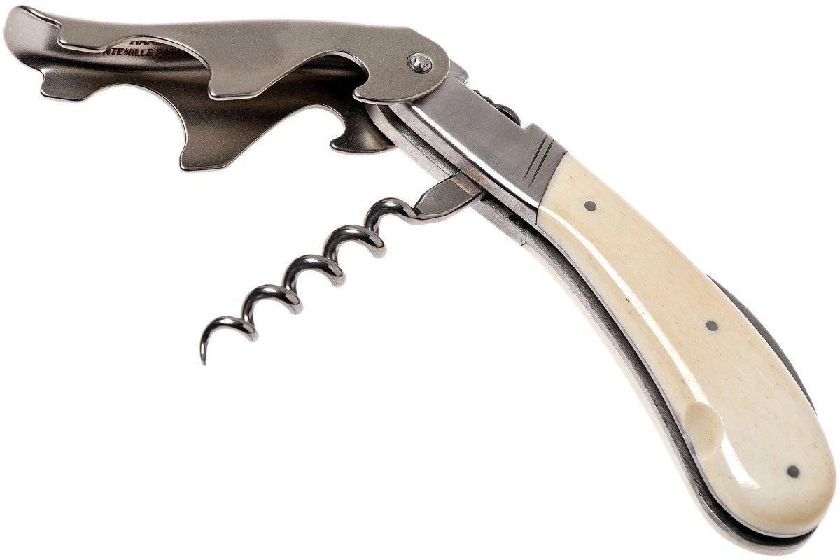 Fontenille Pataud Laguiole Magnum Sacacorchos De Camarero De Hueso Blanco, LMAGOS 4 Fontenille Pataud Laguiole Magnum Sacacorchos De Camarero De Hueso Blanco, LMAGOS - Imagen 2