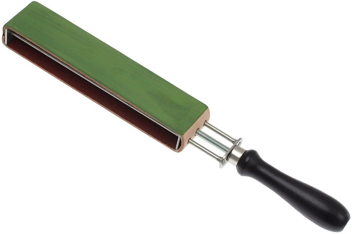 Herold Solingen HS56J Afilador Ajustable De Cuero Doble Cara, Verde 3 Herold Solingen HS56J Afilador Ajustable De Cuero Doble Cara, Verde