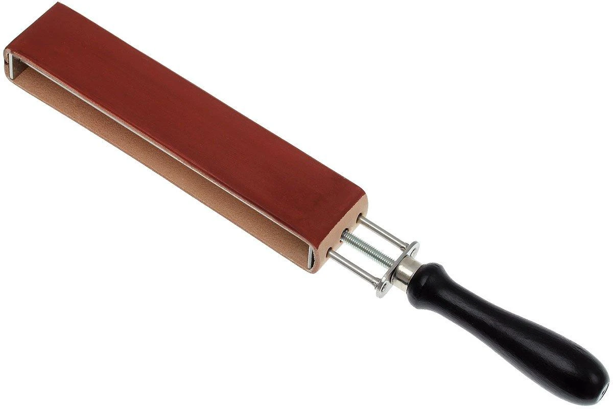 Herold Solingen HS56RI Afilador Ajustable De Cuero Doble Cara, Rojo 3 Herold Solingen HS56RI Afilador Ajustable De Cuero Doble Cara, Rojo