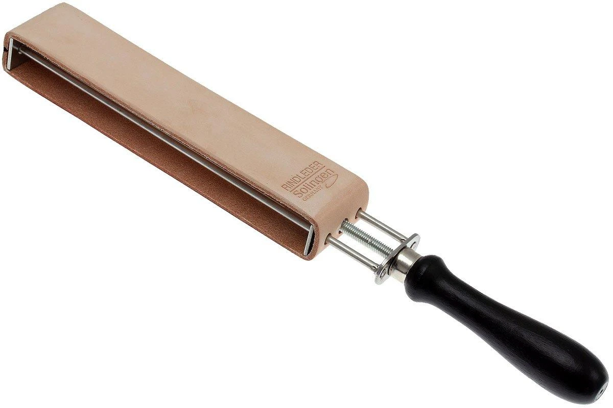 Herold Solingen HS56RI Afilador Ajustable De Cuero Doble Cara, Rojo 4 Herold Solingen HS56RI Afilador Ajustable De Cuero Doble Cara, Rojo - Imagen 2