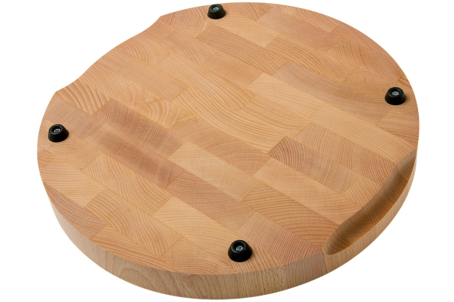 Il Cucinino Tabla De Cortar Redonda De Madera De Haya De Grano Fino, 35 Cm 4 Il Cucinino Tabla De Cortar Redonda De Madera De Haya De Grano Fino, 35 Cm - Imagen 2