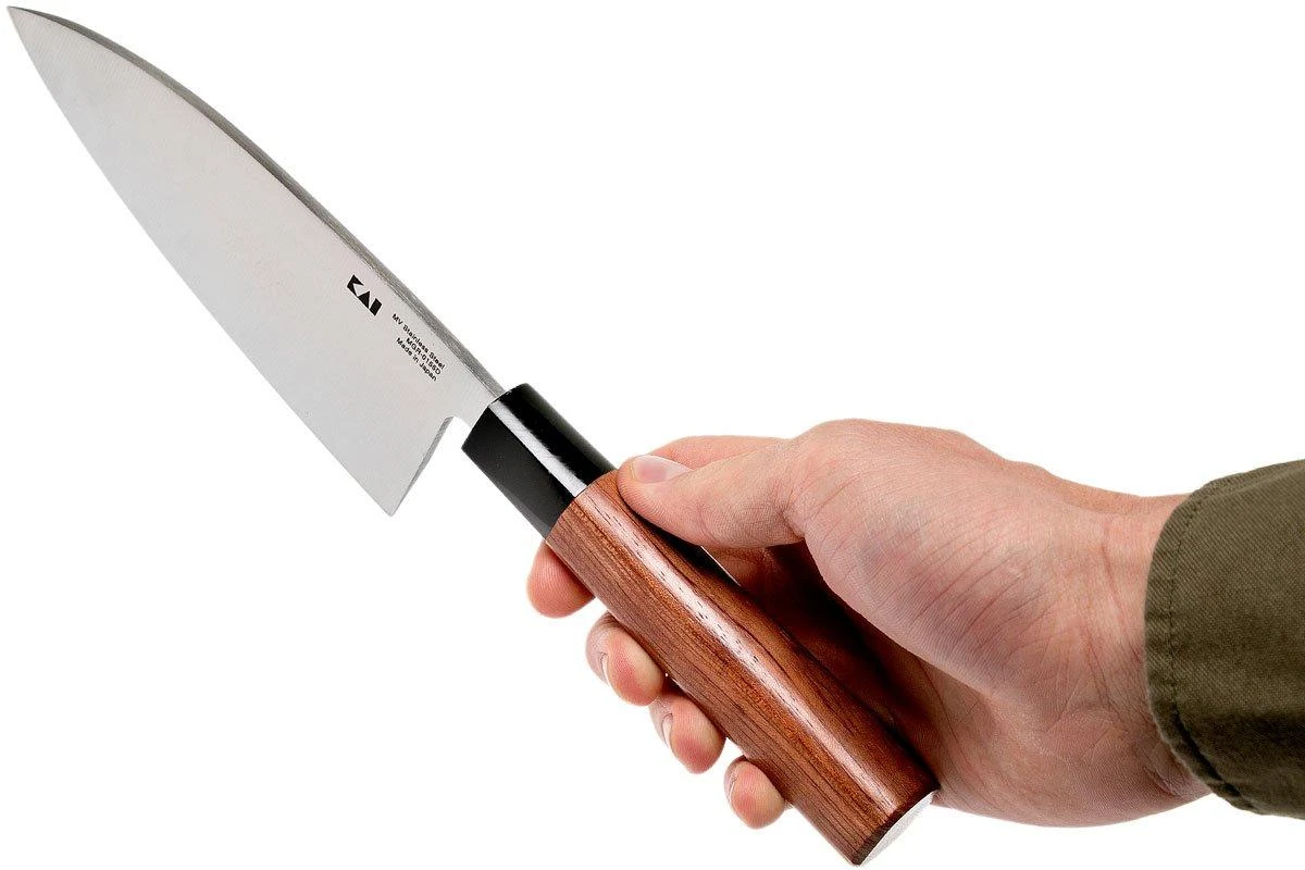 Kai Seki Magoroku Redwood Cuchillo Deba 15,5 Cm, MGR-0155D 9 Kai Seki Magoroku Redwood Cuchillo Deba 15,5 Cm, MGR-0155D - Imagen 7