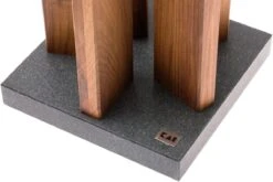 Kai Stonehenge Soporte De Cuchillos Magnético, Granito/madera De Nogal, STH-4 -CocinaPro Ventas KASTH 4 03 kai stonehenge kasth 4 03