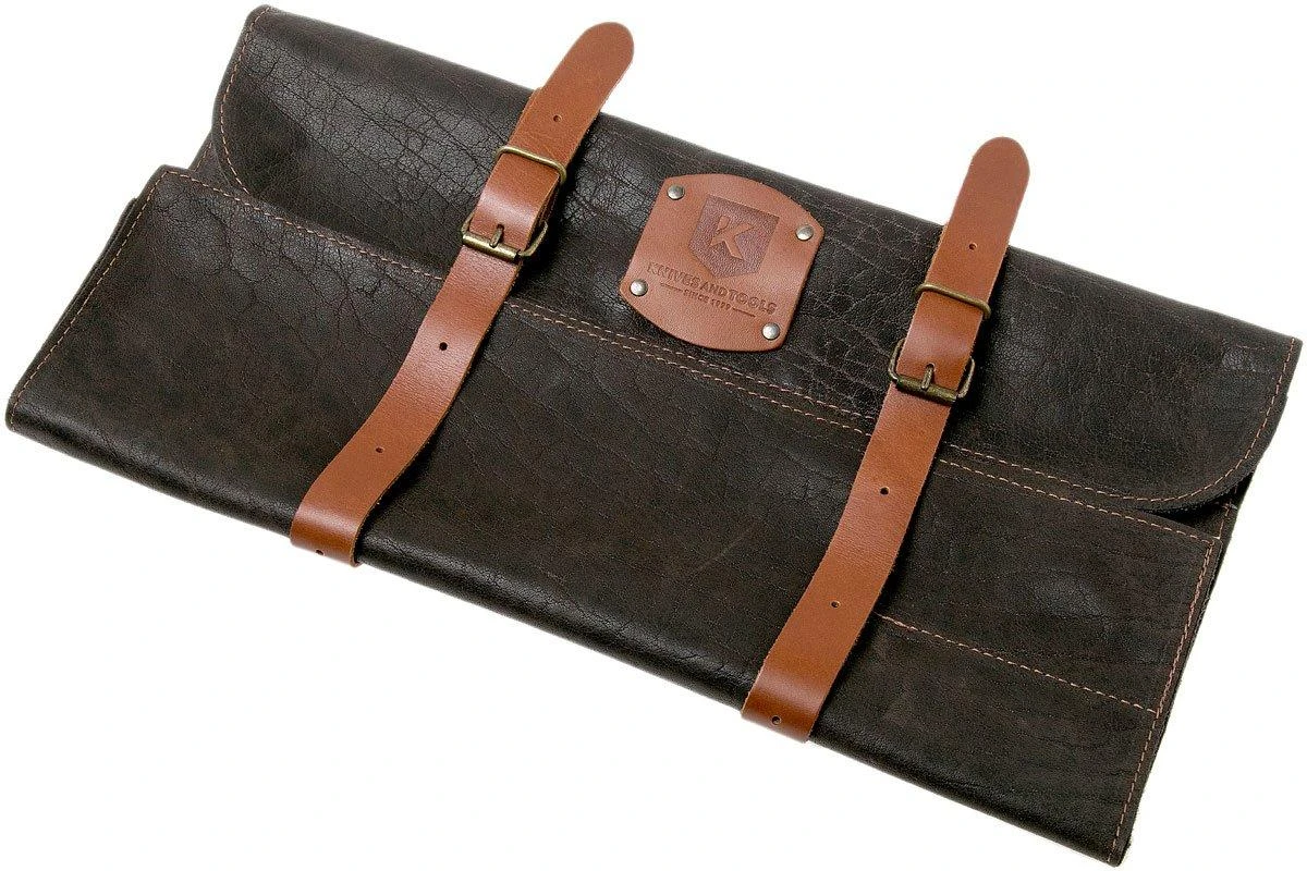 Knivesandtools Bolsa De Cuchillos De Cuero Utah Choco 45x47 3 Knivesandtools Bolsa De Cuchillos De Cuero Utah Choco 45x47