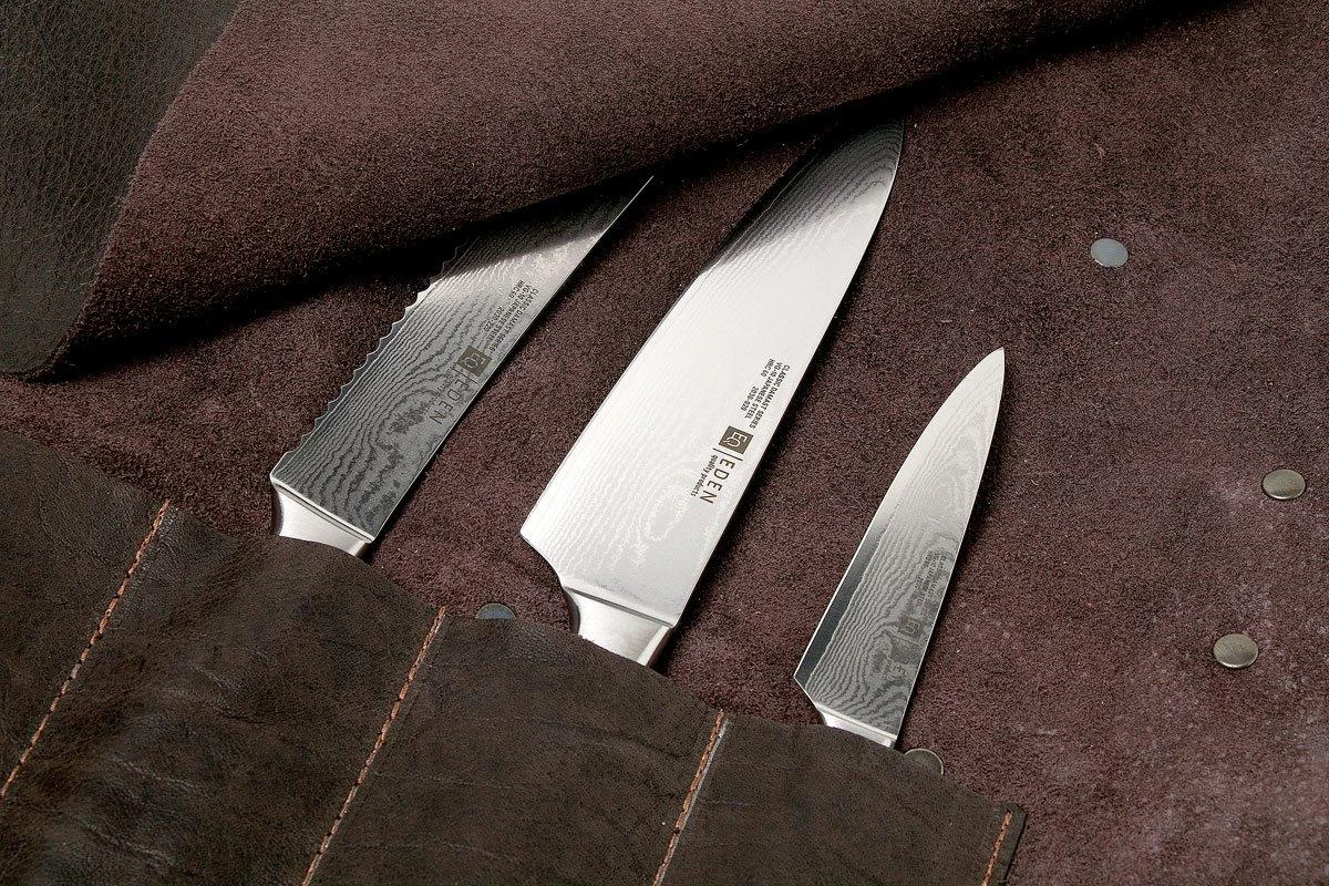 Knivesandtools Bolsa De Cuchillos De Cuero Utah Choco 45x47 6 Knivesandtools Bolsa De Cuchillos De Cuero Utah Choco 45x47 - Imagen 4