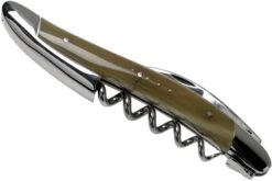 Forge Laguiole SOM1B Sacacorchos De Camarero Pulido, Punta De Cuerno