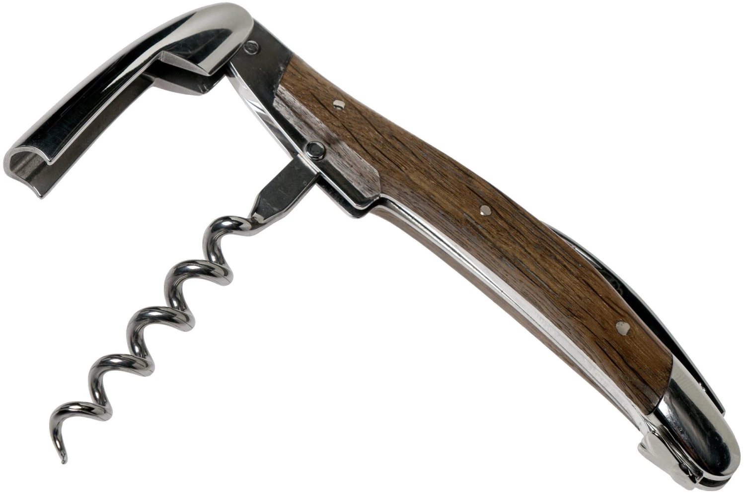 Forge Laguiole SOM1CHFEBRI, Sacacorchos De Camarero Pulido, Roble Fosilizado 4 Forge Laguiole SOM1CHFEBRI, Sacacorchos De Camarero Pulido, Roble Fosilizado - Imagen 2