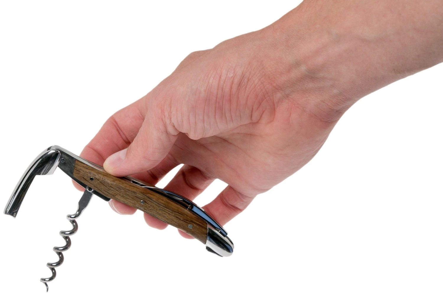 Forge Laguiole SOM1CHFEBRI, Sacacorchos De Camarero Pulido, Roble Fosilizado 7 Forge Laguiole SOM1CHFEBRI, Sacacorchos De Camarero Pulido, Roble Fosilizado - Imagen 5