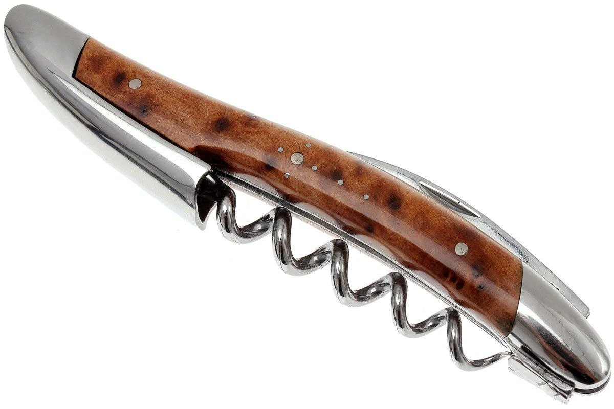 Forge Laguiole SOM1THBRI, Sacacorchos De Camarero Pulido, Madera De Tuya 3 Forge Laguiole SOM1THBRI, Sacacorchos De Camarero Pulido, Madera De Tuya