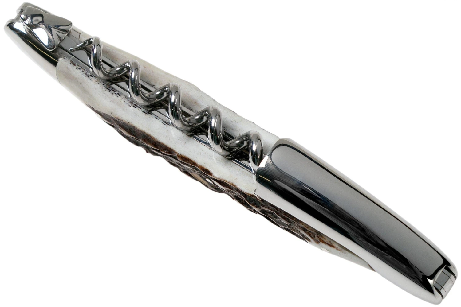 Forge De Laguiole SOMCF Sacacorchos De Camarero De Cuerno De Ciervo 6 Forge De Laguiole SOMCF Sacacorchos De Camarero De Cuerno De Ciervo - Imagen 4