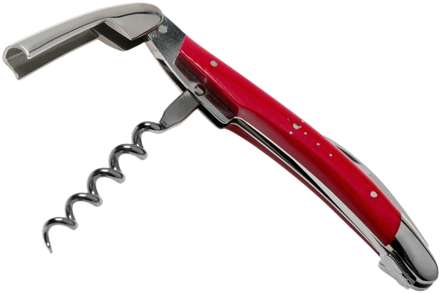 Forge De Laguiole SOMTCROU Sacacorchos De Camarero Rojo 4 Forge De Laguiole SOMTCROU Sacacorchos De Camarero Rojo - Imagen 2