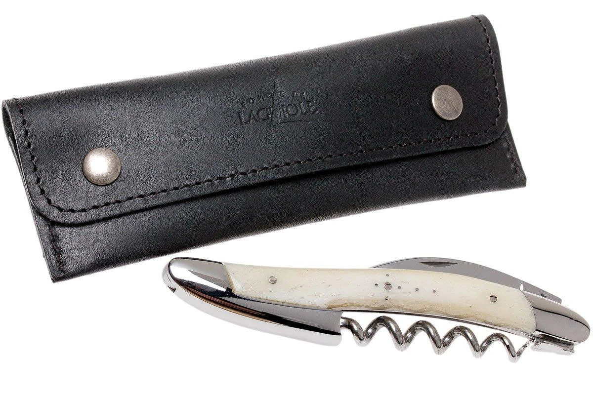 Forge Laguiole SOMX1OS Sacacorchos De Camarero Pulido, Hueso Blanco 9 Forge Laguiole SOMX1OS Sacacorchos De Camarero Pulido, Hueso Blanco - Imagen 7