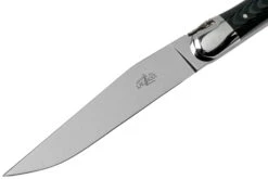 Forge De Laguiole T22MINTCNOI Negro Micarta Juego De Cuchillos Para Carne Pulidos De 2 Piezas -CocinaPro Ventas LAT22MINTCNOI 03 forge de laguiole