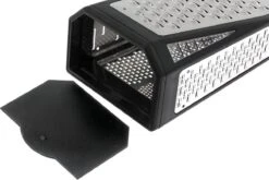 Microplane Elite Box Grater, Rallador -CocinaPro Ventas MP34019 03 microplane elite box grater mp34019 03