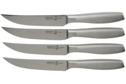 Messermeister Avanta L9684-5-4S, Juego De Cuchillos Para Carne De 4 Piezas, Plata