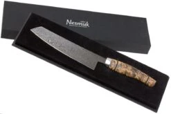 Nesmuk EXCLUSIVE C90 Cuchillo De Chef 18 Cm, Karelian Birch Burl, EDC90BM180 -CocinaPro Ventas NEEDC90BM180 08 nesmuk exclusive needc90bm180 08