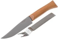 Opinel Cheese Set, Cuchillo De Queso Y Tenedor Acero Inoxidable, 1834 -CocinaPro Ventas OP001834 02 opinel op001834 02