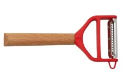 Opinel T-Duo Peeler 002433 Red Wood 5 Opinel T-Duo Peeler 002433 Red Wood -CocinaPro Ventas OP002433 02 opinel