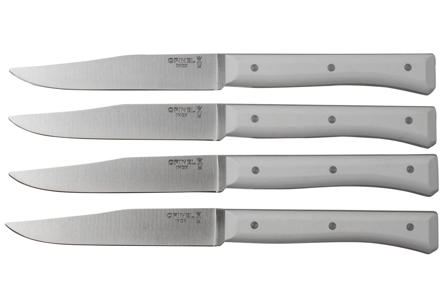Opinel Facette White, Juego De Cuchillos De Mesa 4 Piezas 3 Opinel Facette White, Juego De Cuchillos De Mesa 4 Piezas
