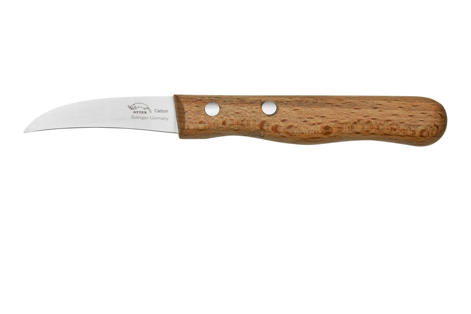 Otter Paring Knife 1010 Curved Carbon Beech, Pelador 3 Otter Paring Knife 1010 Curved Carbon Beech, Pelador