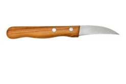 Otter Paring Knife 1011 OL Curved Stainless Olive, Pelador -CocinaPro Ventas OR1011OL 02 otter