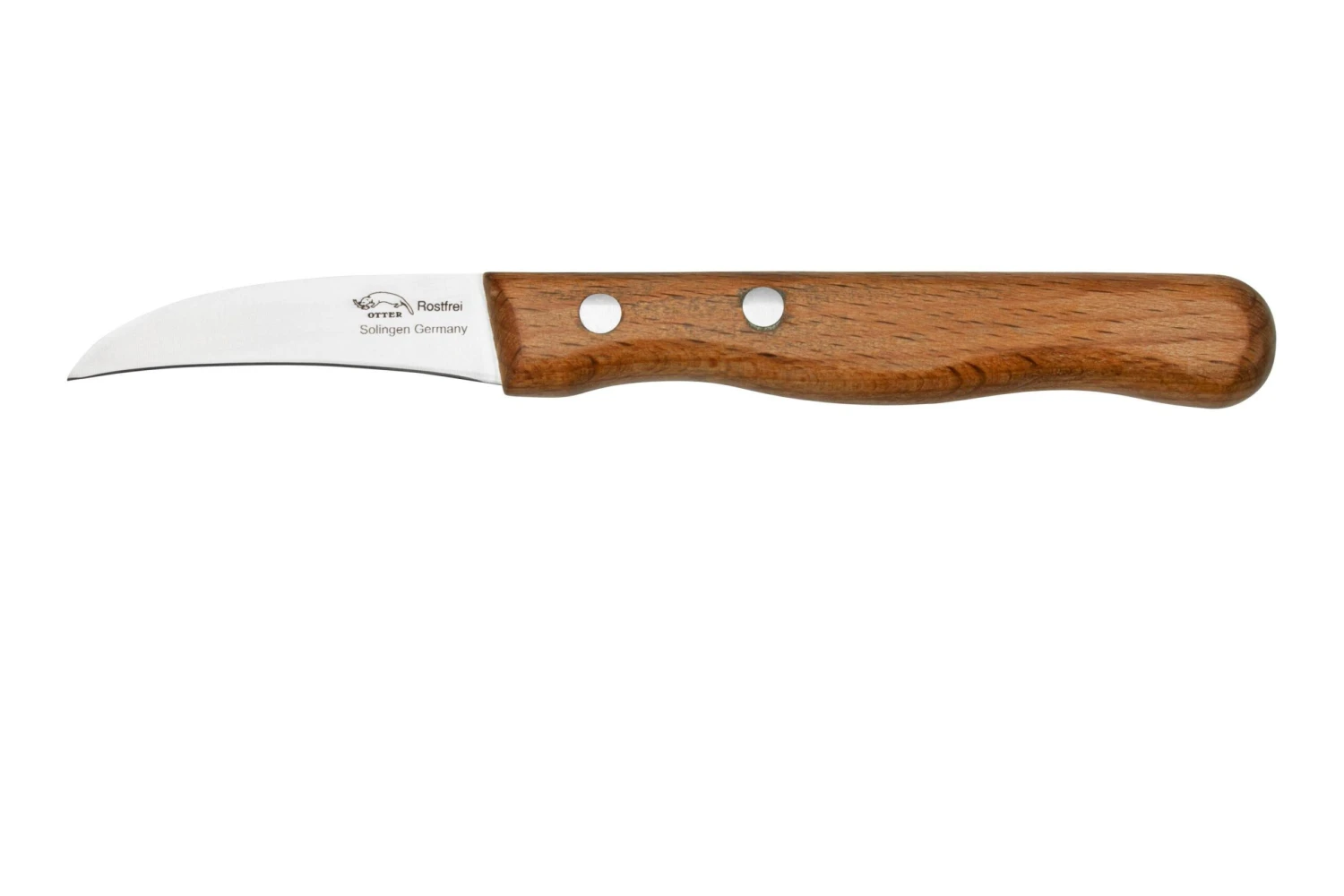Otter Paring Knife 1011 Curved Stainless Beech, Pelador 3 Otter Paring Knife 1011 Curved Stainless Beech, Pelador