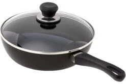 SCANPAN Classic Sartén Para Saltear De Cerámica Con Tapa, 24cm
