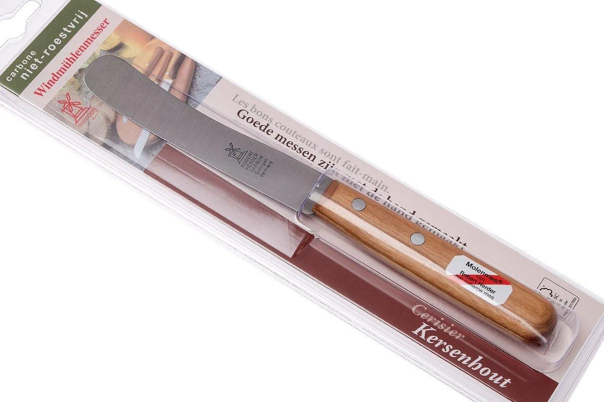 Robert Herder Cuchillo De Desayuno Buckels Carbon, Madera De Cerezo 9 Robert Herder Cuchillo De Desayuno Buckels Carbon, Madera De Cerezo - Imagen 7