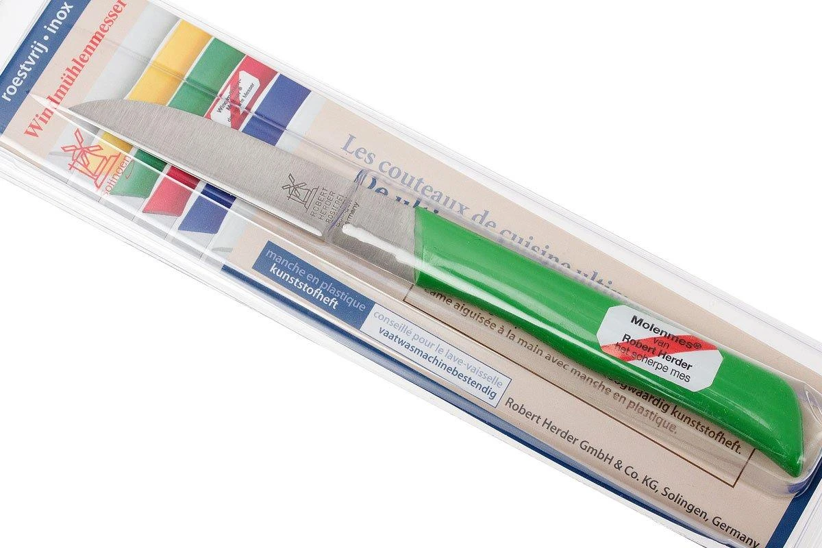Robert Herder Straight Classic 1966 Cuchillo De Pelar, Verde, 8,5 Cm 9 Robert Herder Straight Classic 1966 Cuchillo De Pelar, Verde, 8,5 Cm - Imagen 7