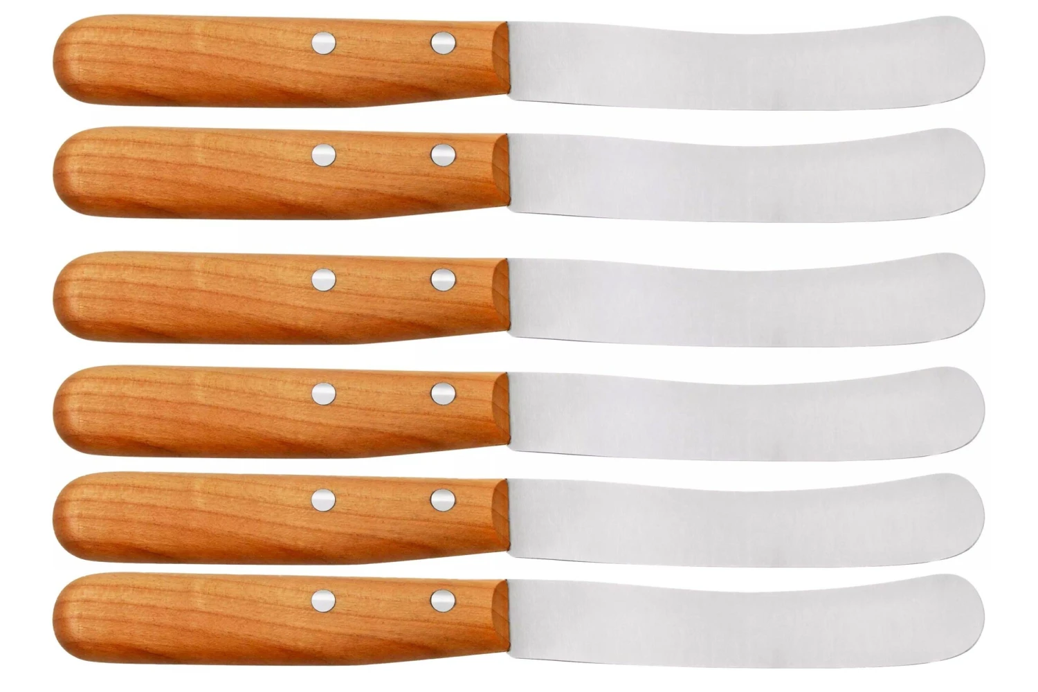 Robert Herder Buckels 9554200202 Acero Inoxidable, Madera De Cerezo, Juego De Cuchillos De Desayuno De 6 Piezas 4 Robert Herder Buckels 9554200202 Acero Inoxidable, Madera De Cerezo, Juego De Cuchillos De Desayuno De 6 Piezas - Imagen 2