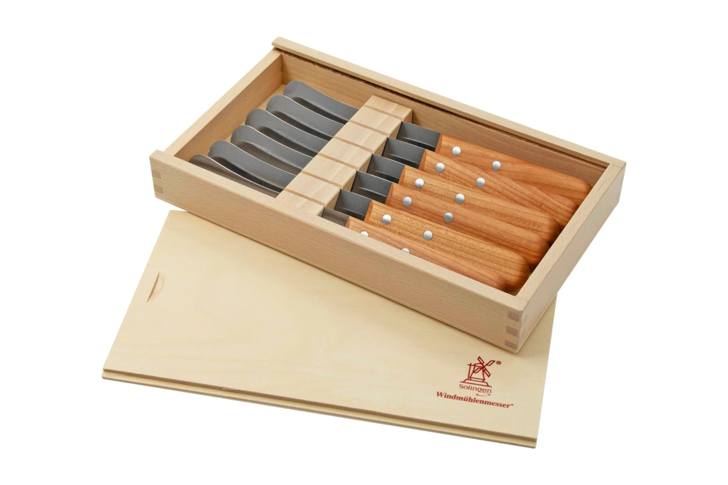 Robert Herder Buckels 9554200202 Acero Inoxidable, Madera De Cerezo, Juego De Cuchillos De Desayuno De 6 Piezas 8 Robert Herder Buckels 9554200202 Acero Inoxidable, Madera De Cerezo, Juego De Cuchillos De Desayuno De 6 Piezas - Imagen 6